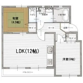 なるみグリーンコーポ【3階】の間取り
