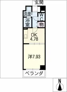 リバーページ藤ヶ丘【5階】の間取り