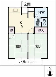ロイヤルスズキ【1階】の間取り