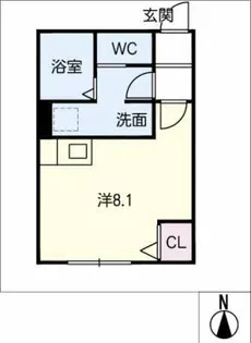 パークレストりんくう第1【2階】の間取り