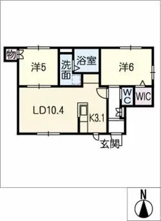 MIRATAKA【1階】の間取り