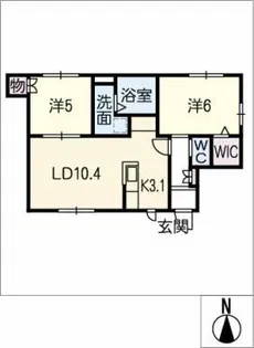 MIRATAKA【1階】の間取り