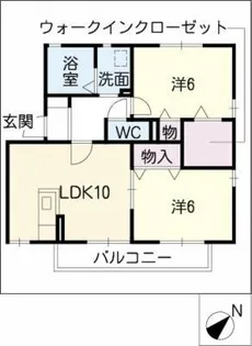 ブレナムB棟【1階】の間取り