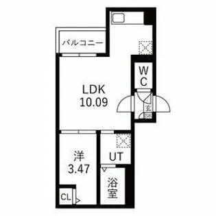 JACK HARAMATSUⅠ【3階】の間取り