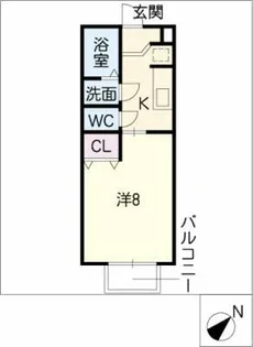メゾン・ラ・ポール神村【2階】の間取り