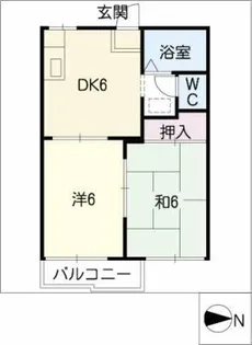 パークハウス【1階】の間取り
