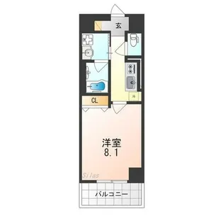 VIVACE三国ヶ丘【11階】の間取り