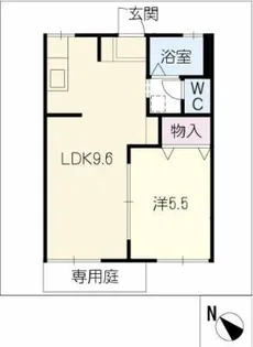 サニー新池 B棟【1階】の間取り