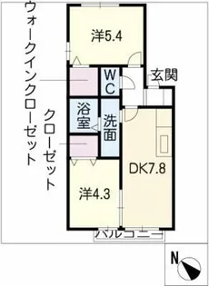 イルマーレ【1階】の間取り