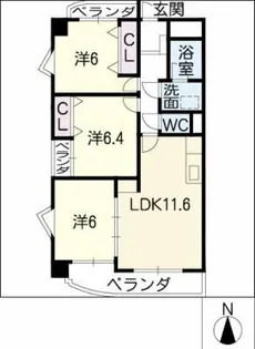 LATOUR【5階】の間取り