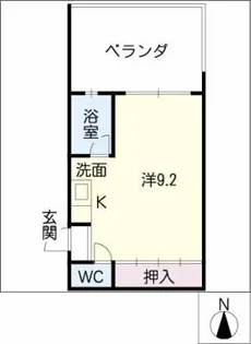 グリーンハイツタツミ【1階】の間取り