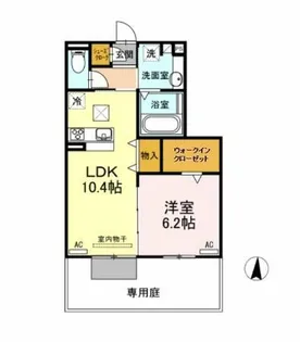 TUBASA【1階】の間取り