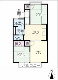 アネックスI【2階】の間取り