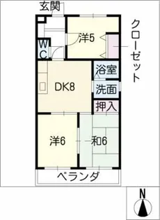 エターナル【1階】の間取り