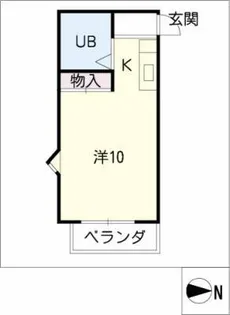城海津ハイツⅡ【2階】の間取り