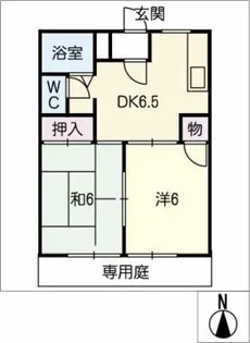 パークハイム Ⅰ【1階】の間取り