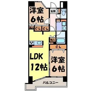 ヴィラエーデル大須【3階】の間取り