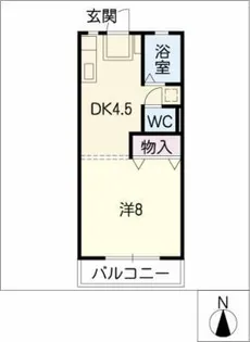 メイトオオブ【1階】の間取り