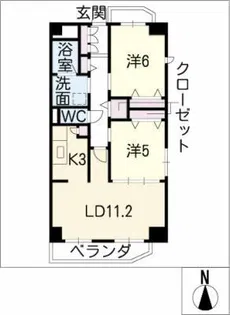 Sugar Hill 千種【2階】の間取り