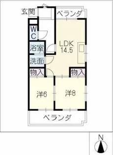 エントピアミズノ【3階】の間取り