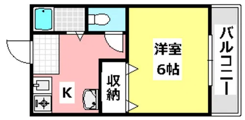 ポルベーラシュン【2階】の間取り