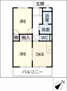 グレース春彩【1階】の間取り