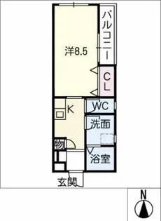 MEIHOKU【2階】の間取り