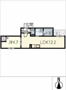 Jack koshin Ⅰ【1階】の間取り