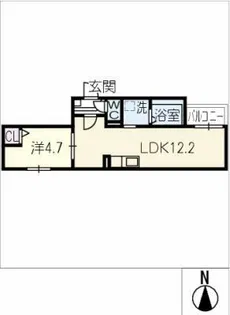 Jack koshin Ⅰ【1階】の間取り
