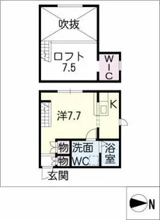 プリマG壱番館【1階】の間取り