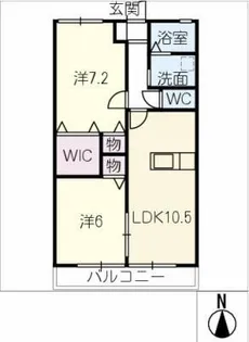 レトアSAWA【2階】の間取り