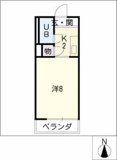 ニューサープラス和【2階】の間取り