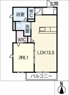 ミライエ【2階】の間取り