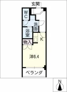 エッセ桜山【9階】の間取り