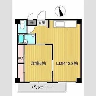 セオ・コート潤和【5階】の間取り