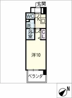 レジデンスアベリア【3階】の間取り