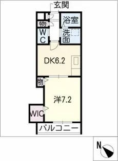 フロレスタR【1階】の間取り