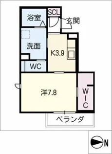 i-Stage紅雲【3階】の間取り