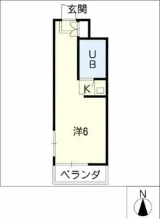 ヒルハウス【3階】の間取り