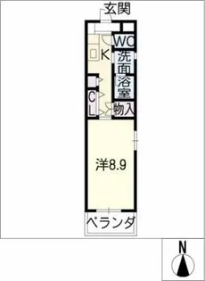 アヴニール【2階】の間取り