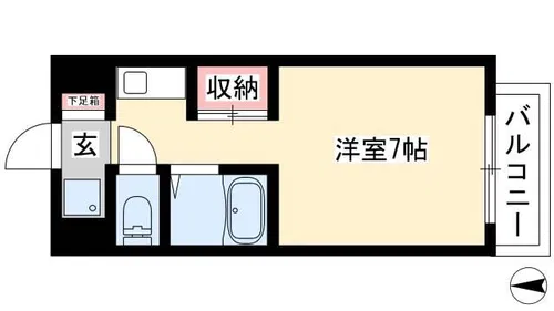 メゾン・ド・カルティエ【4階】の間取り