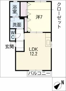 エミージュ【2階】の間取り