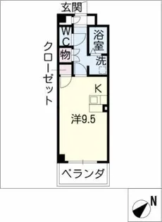コンフォートメイワ【3階】の間取り