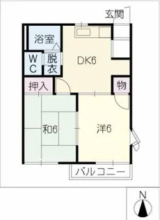 サンクレスト神田【1階】の間取り