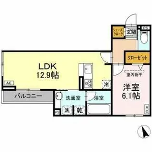 グラン ミリュウ【3階】の間取り