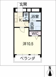 アーバンハイツNOAH【2階】の間取り