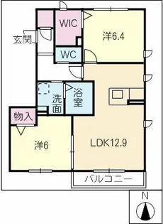 FORENAⅡ【2階】の間取り