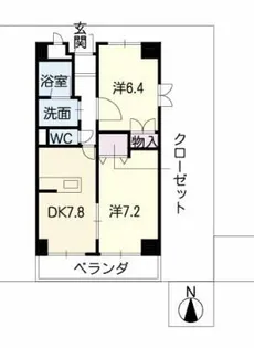 コバヤシビル【6階】の間取り