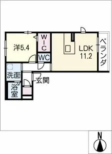 アネックス枇杷島【3階】の間取り