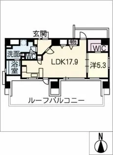 グランマスト鶴舞【10階】の間取り